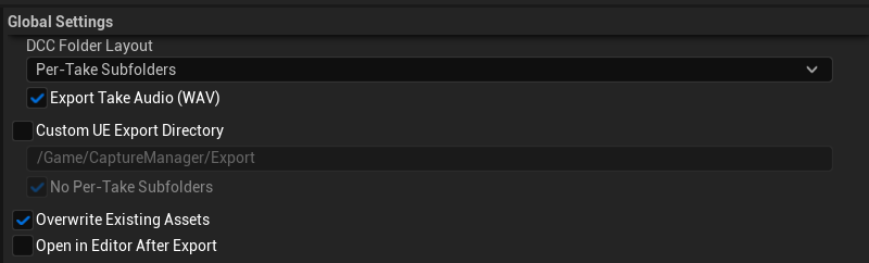 Solve Defaults section — Mono / Stereo / Audio picker at top, embedded job-settings panel below editing the Mono template with Body Tracking toggle visible