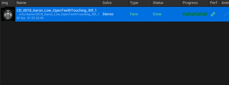 A completed job in the queue, the Content Browser output folder with Performance, AnimSequence and LevelSequence assets, and the exported take folder on disk