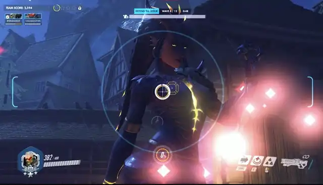 Symmetra boss behavior: timed sentry turret spawns