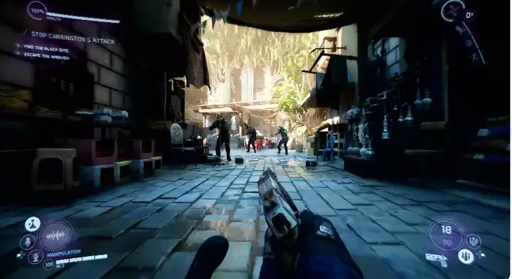 Slide takedown interaction